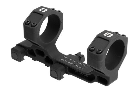 34mm black anodized scope mount.